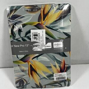 Hard shell Protective Case for MacBook Pro 13" Floral Plastic Bird Flower Design